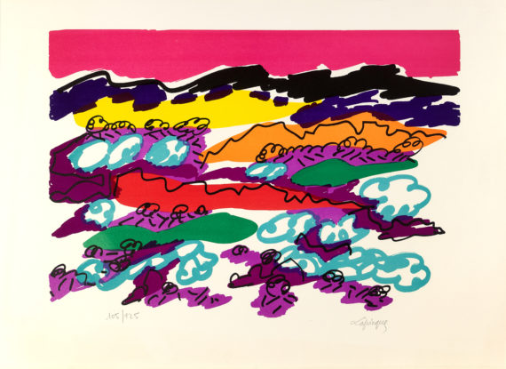 Charles Lapicque – «Montagne en haute Provence»