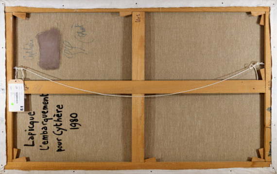 Charles Lapicque – «L’Embarquement pour cythere» – Verso