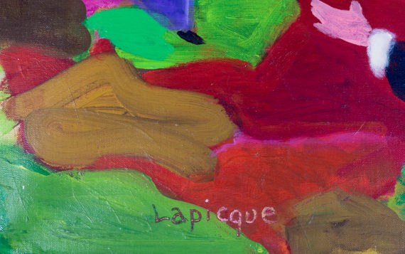 Charles Lapicque – «L’Embarquement pour cythere» – Signatur