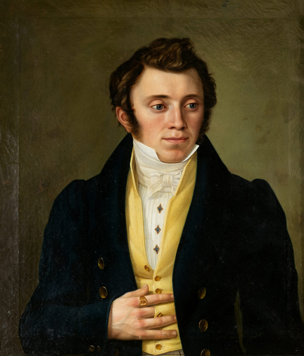 Herrenportrait mit Siegelring