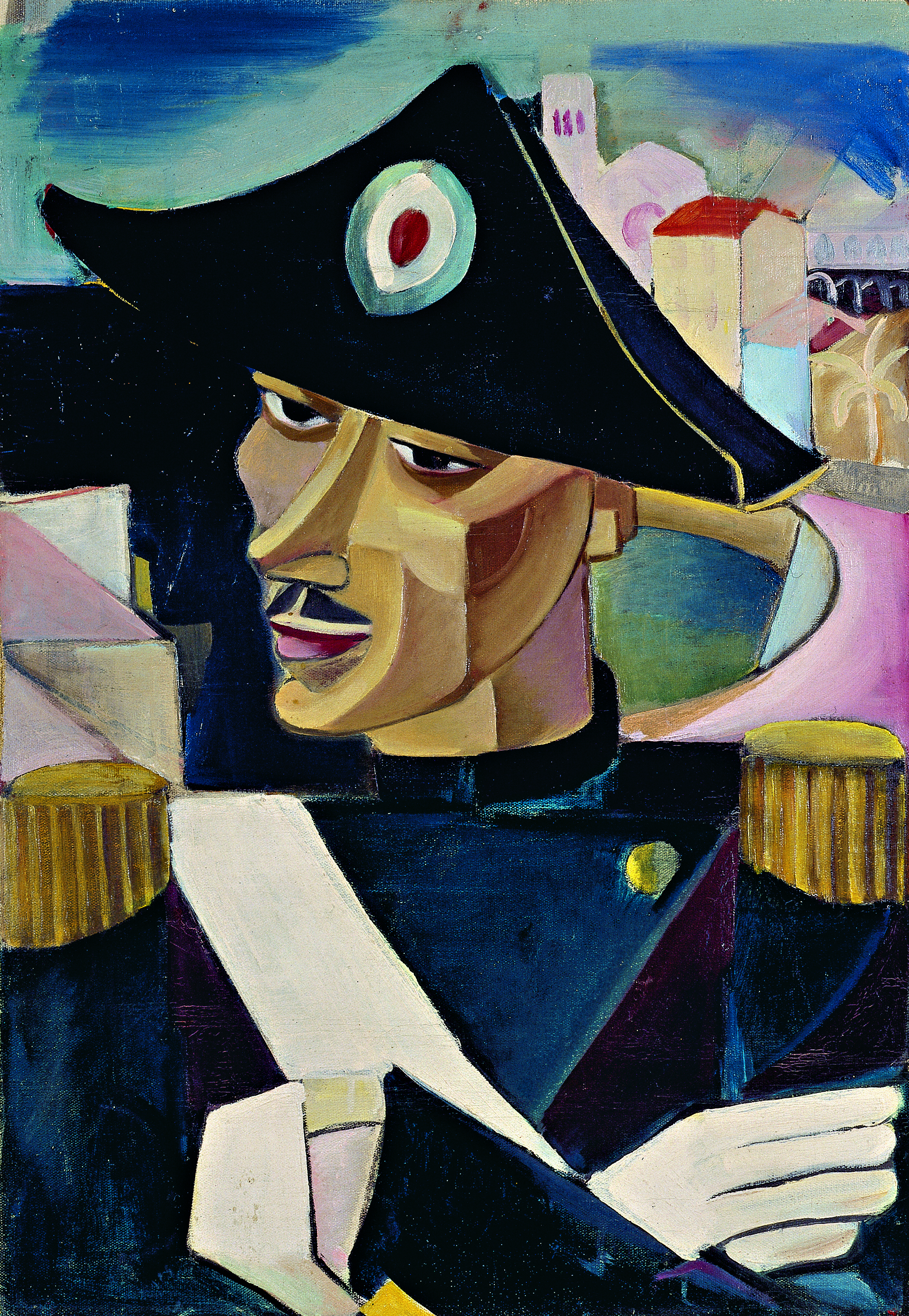 Valentin Nagel, Italienischer Offizier, um 1928/32, Öl auf Leinwand, 62 x 50 cm Sammlung Gerhard Schneider in der Bürgerstiftung für verfolgte Künste, Solingen