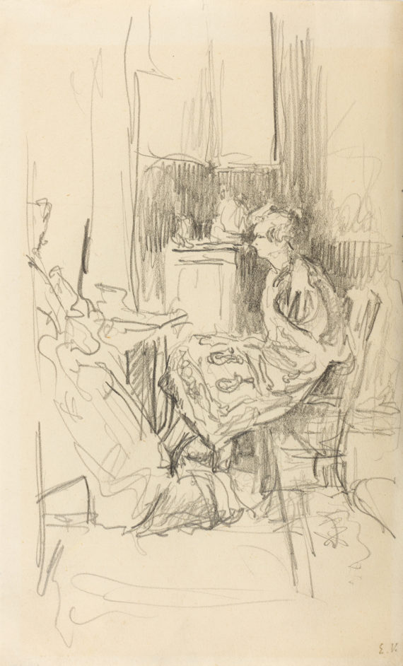 Edouard Vuillard – Dame in Interieur